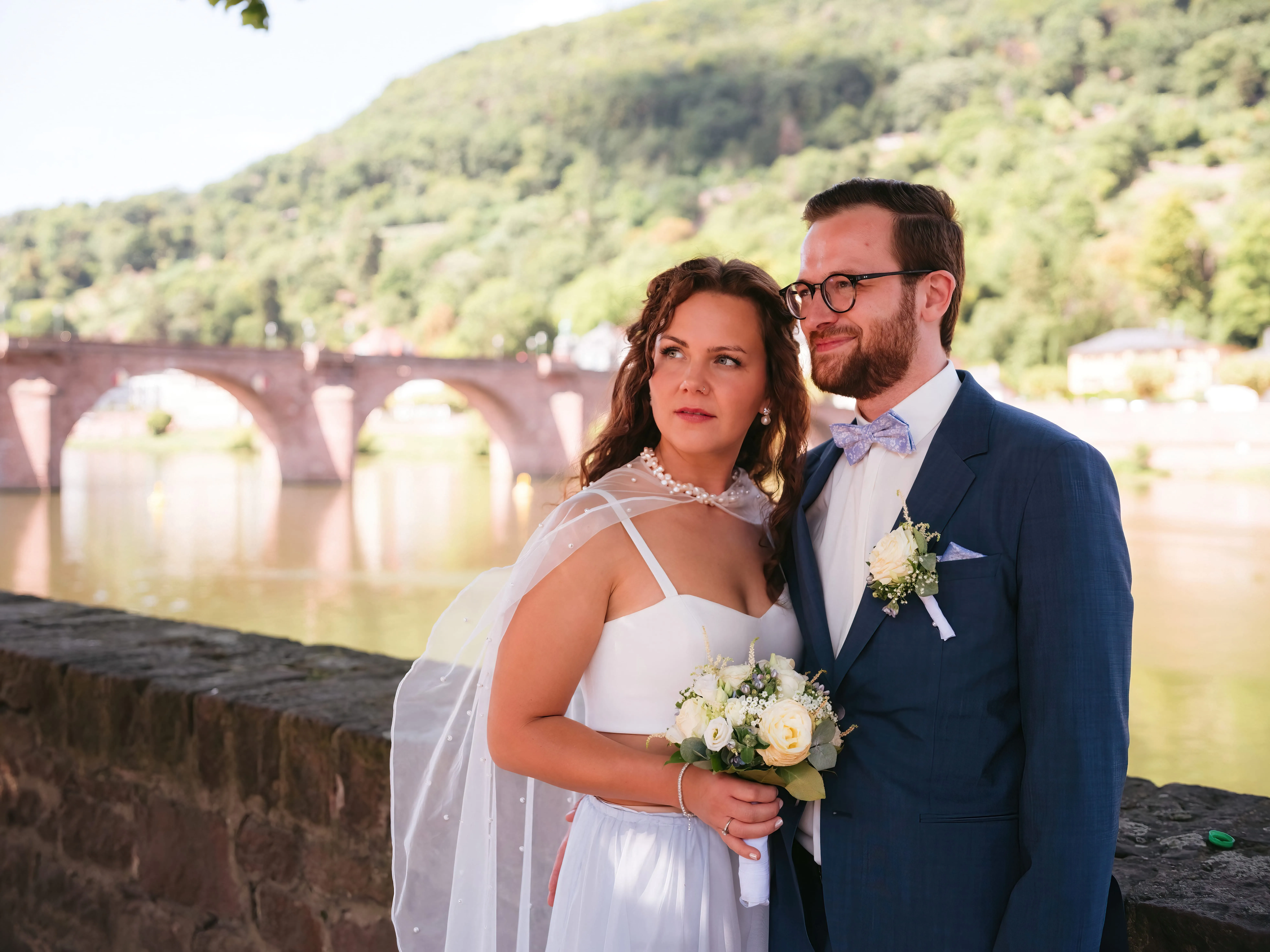 Paar in der Natur bei Heidelberg